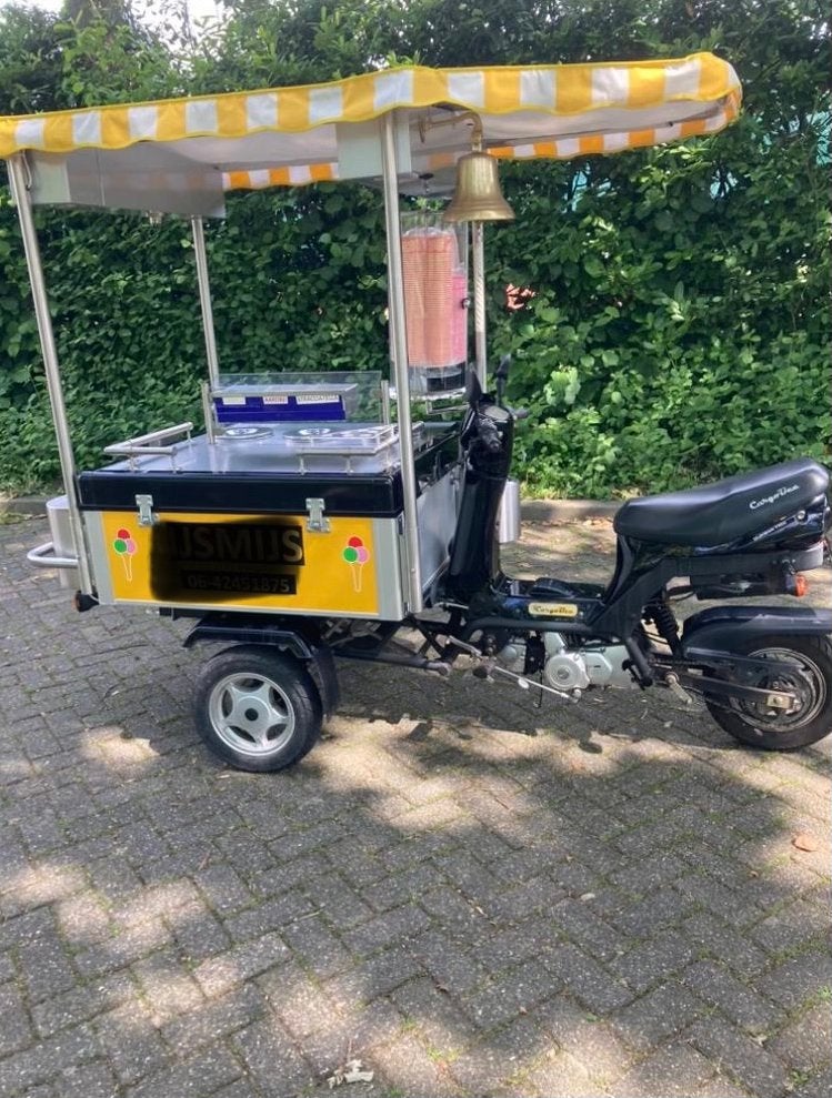 Prachtige ijsbrommer/ijskar/ijsfiets, Ophalen, Gebruikt