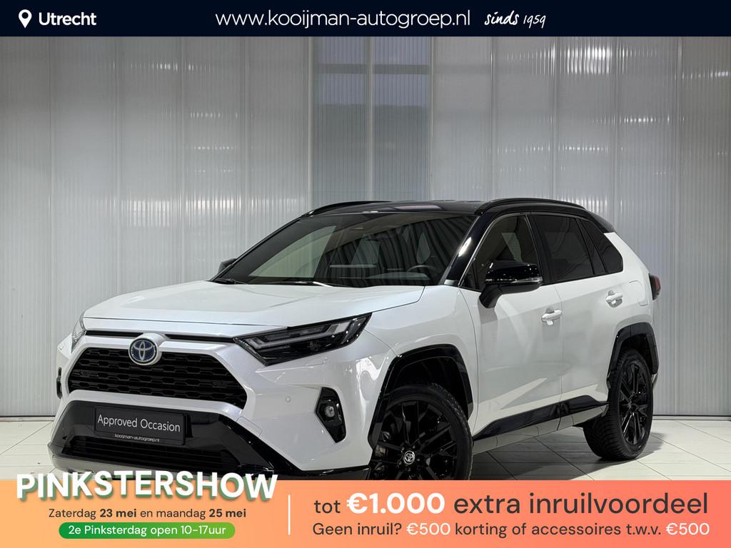 Toyota RAV4 AWD 2.5 Hybrid Bi-Tone Automaat, Auto's, Toyota, Automaat, Gebruikt, Euro 6, 4 cilinders