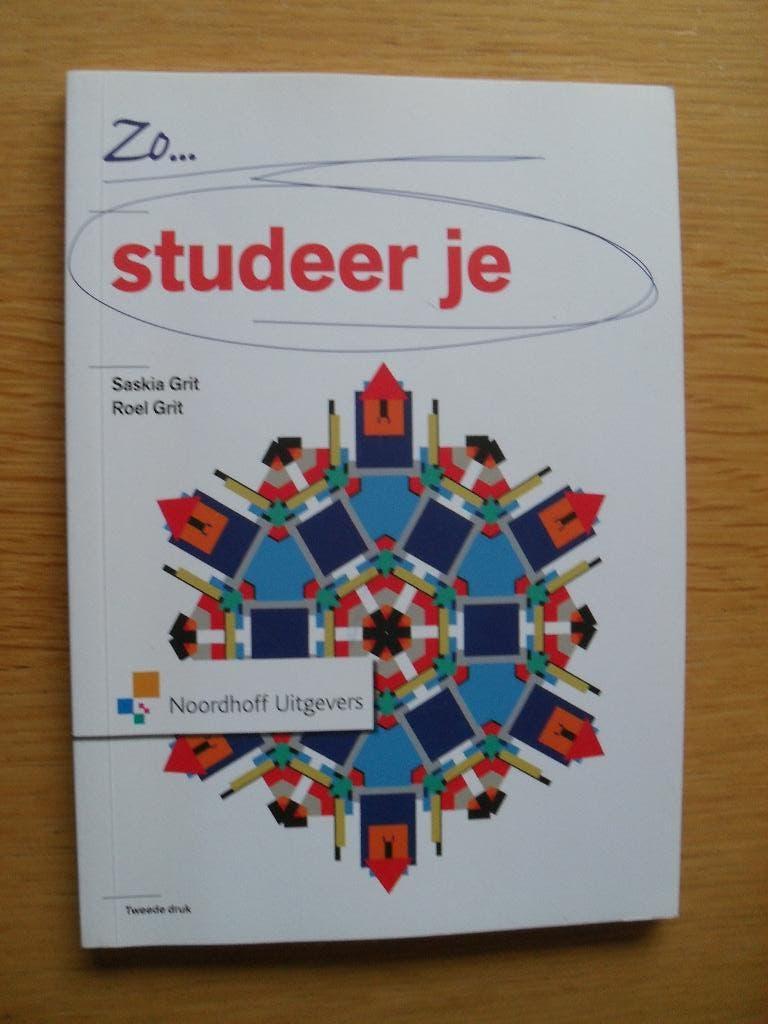 Zo... studeer je van Saskia Grit en Roel Grit, Ophalen of Verzenden, Alpha, Gelezen, HBO