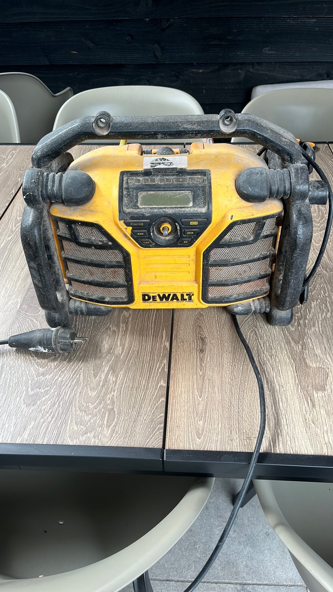 Dewalt radio gebruikt, Ophalen of Verzenden, Gebruikt
