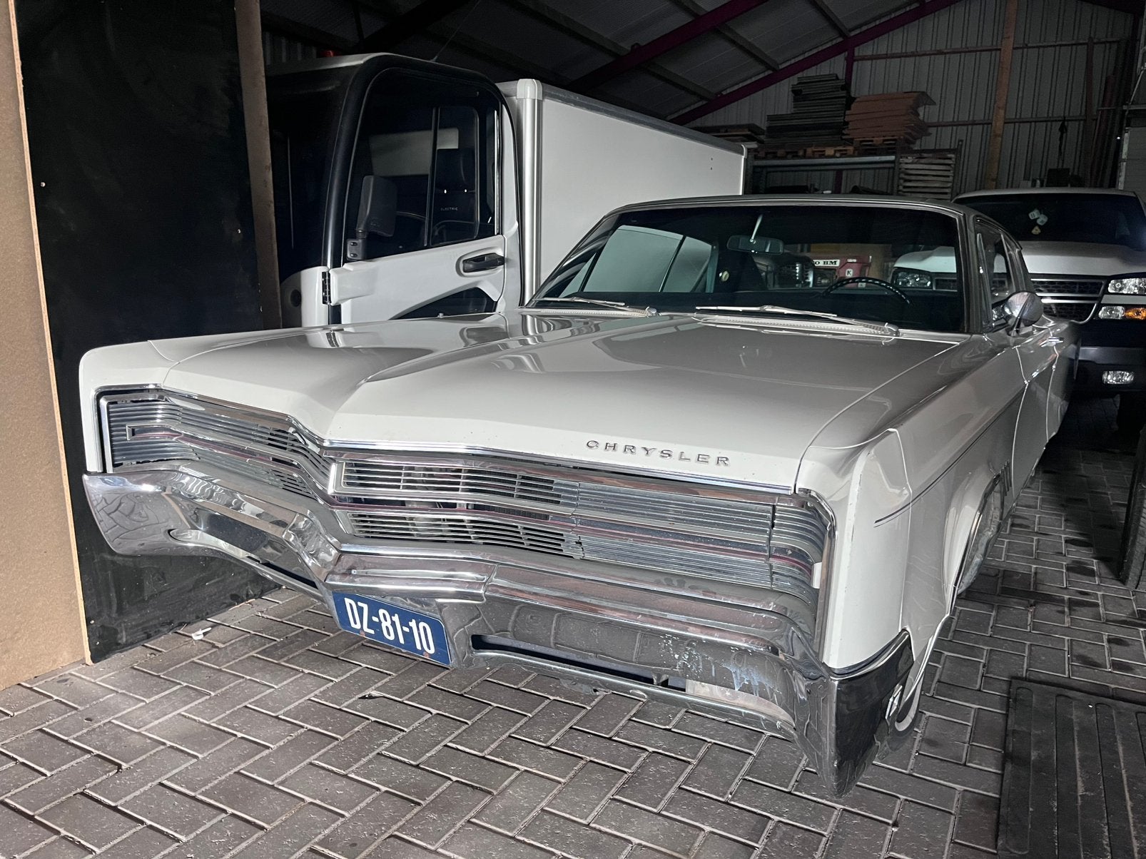 Chrysler 300 coupe 1968 & new yorker town en county, Auto's, Automaat, Achterwielaandrijving, Wit, Bedrijf