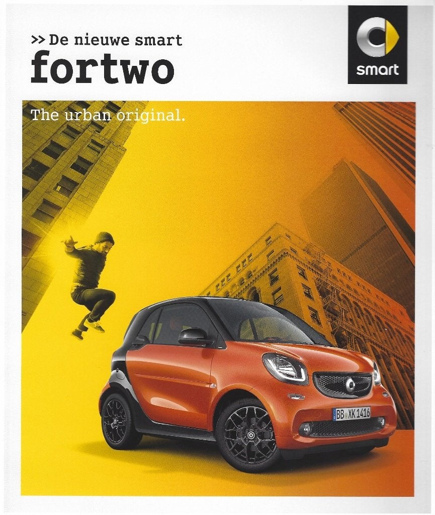 Brochure Smart Fortwo 2014, Ophalen of Verzenden, Gelezen, Overige merken