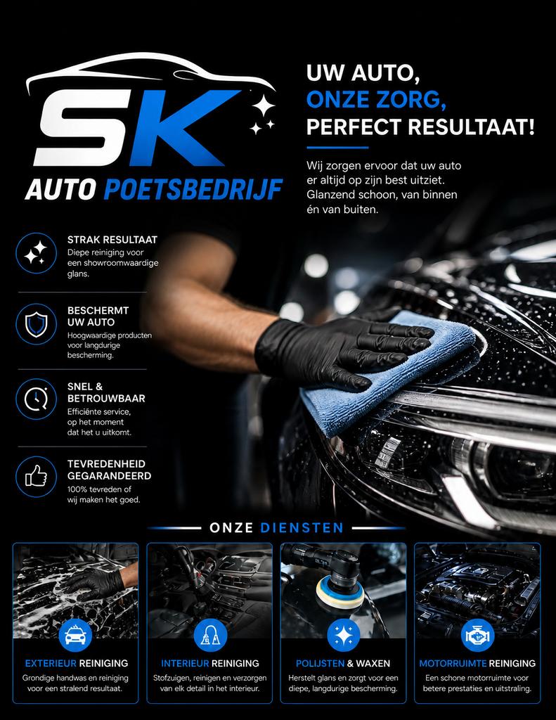 Autopoetser gezocht Veenendaal Poetsbedrijf Carcleaning, Vacatures, Starter