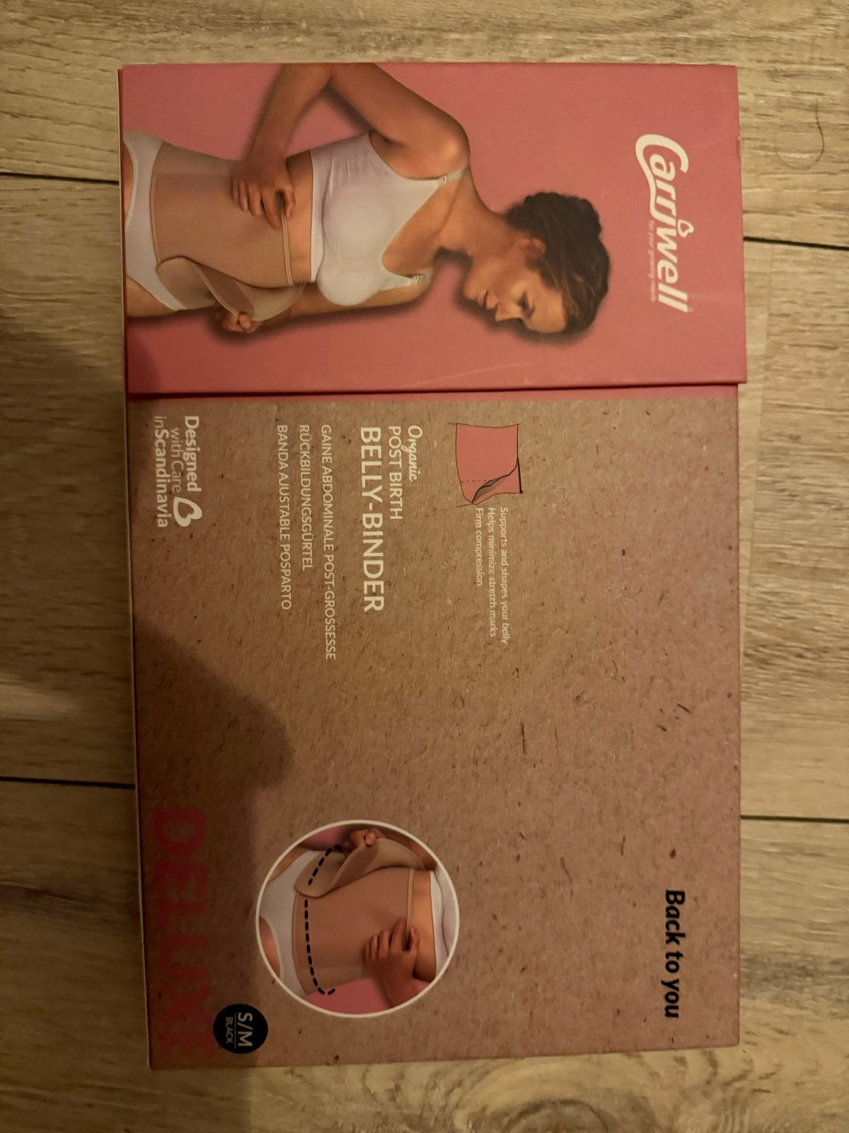 Carriwell Post Birth Belly-Binder - S/M Zwart, Ophalen of Verzenden, Nieuw