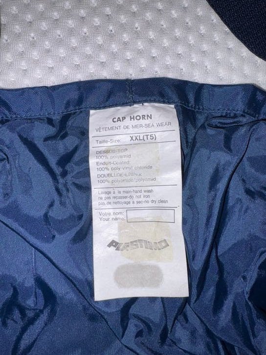 Zeilbroek Caphorn Plastimo nieuw marine XXL, Ophalen of Verzenden, Nieuw