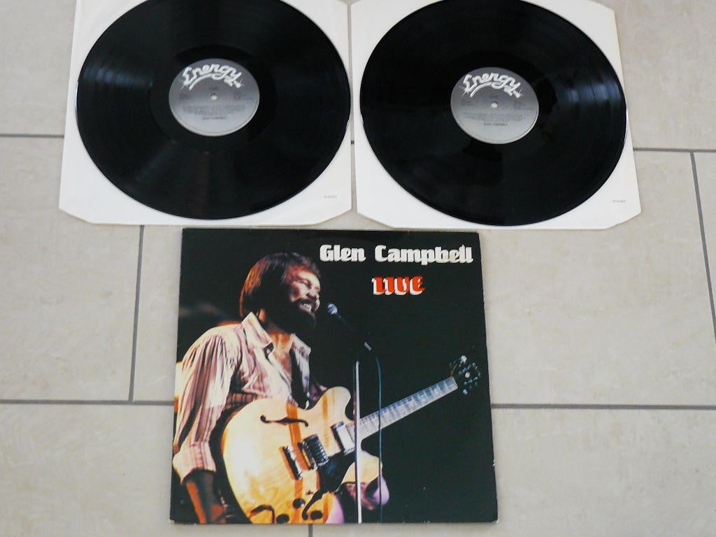 2 LP Glen Campbell live, Verzenden, Gebruikt, 12 inch