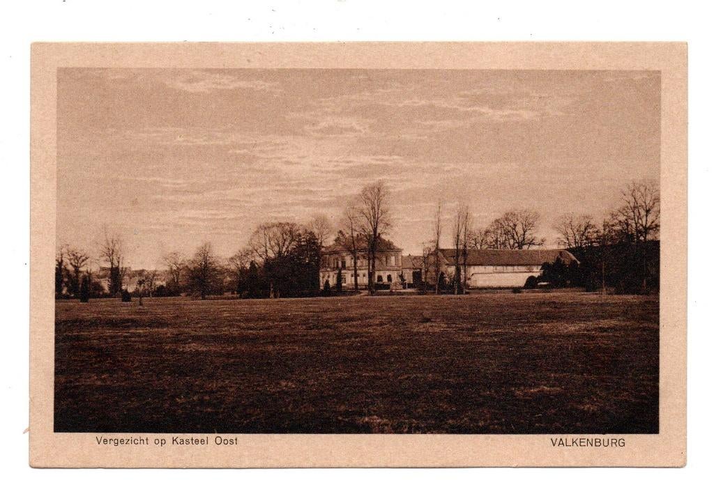 Valkenburg : Vergezicht op Kasteel Oost, Verzenden, 1920 tot 1940, Ongelopen, Limburg