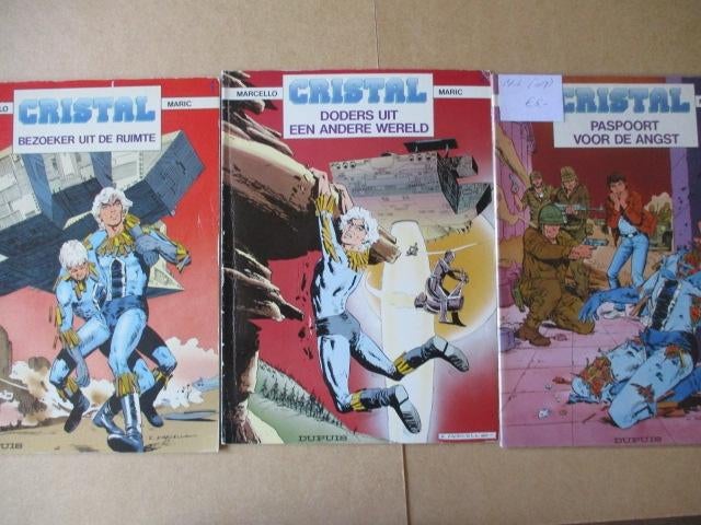 w0055 cristal 1 t/m 5, Meerdere stripboeken, Ophalen, Gelezen