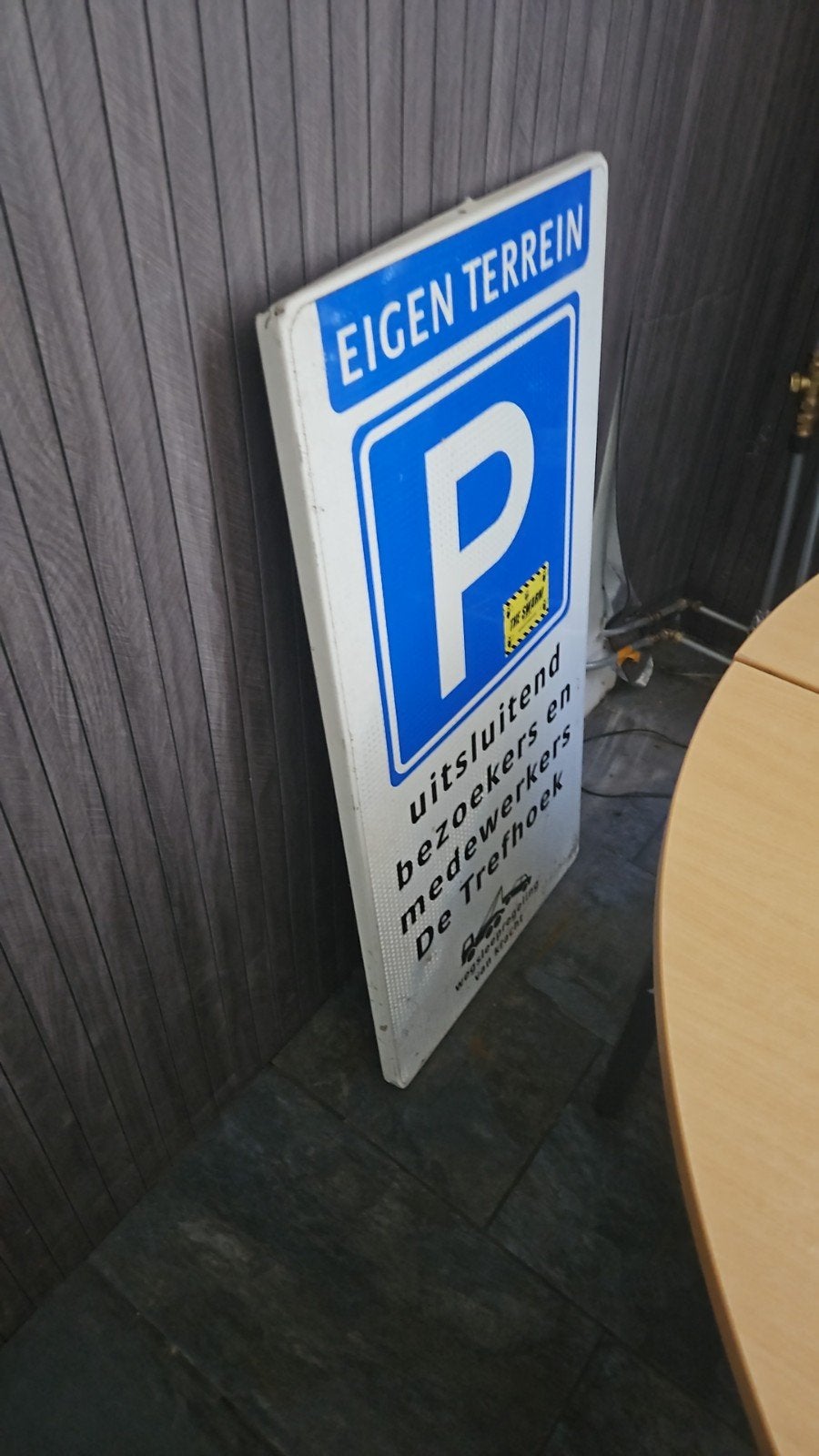 Parkeerplaats bord, Ophalen of Verzenden