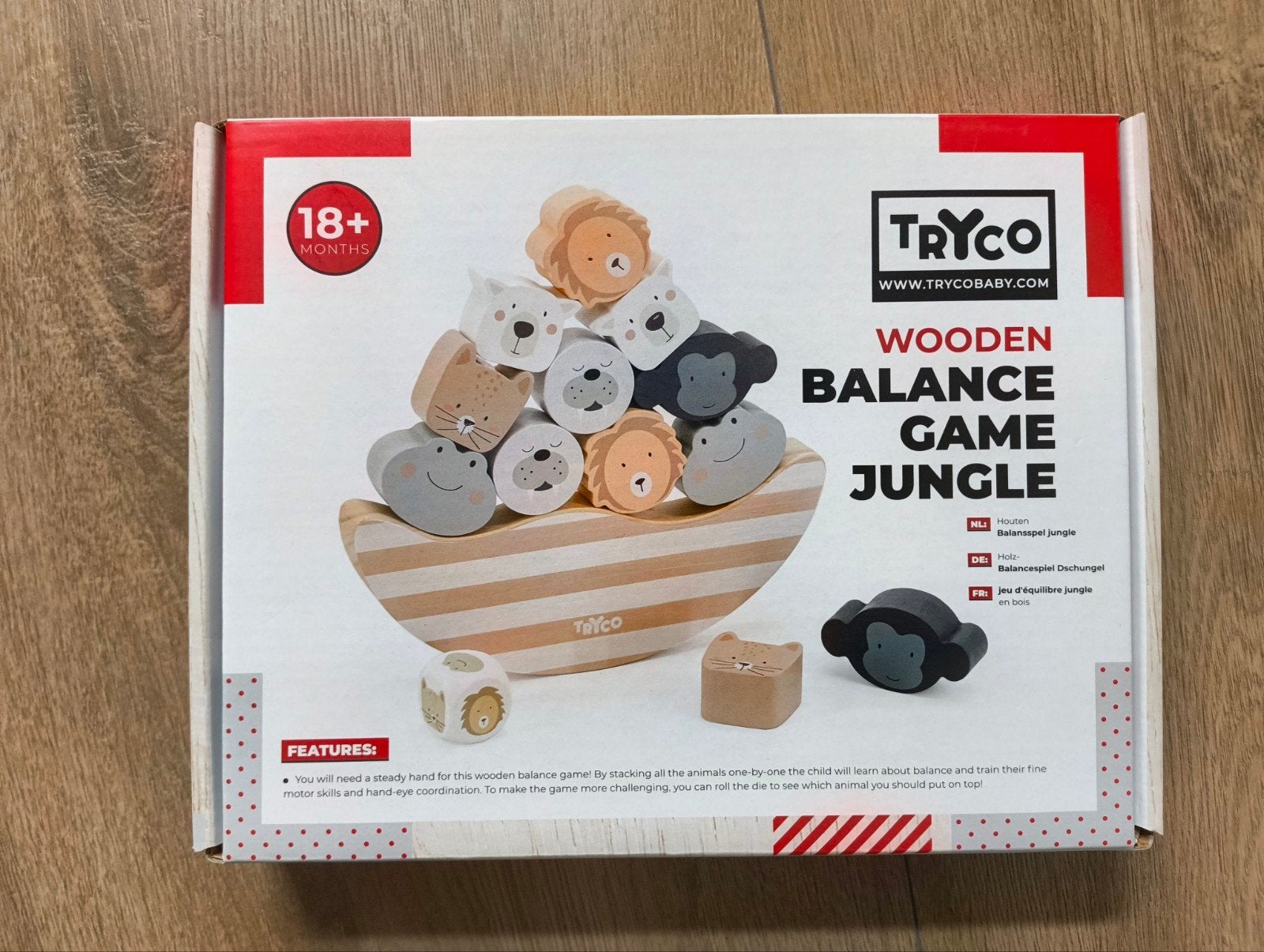 Houten spel Tryco baby/peuter, Ophalen, Zo goed als nieuw, Overige typen