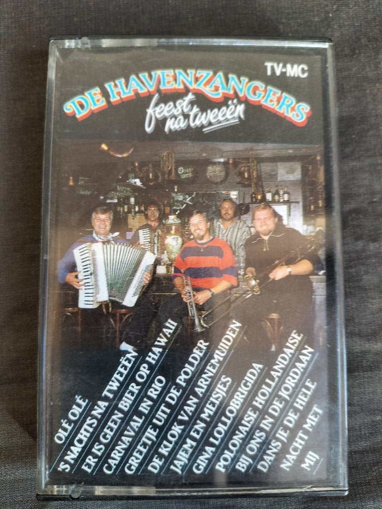 De Havenzangers - Feest na tweeën, Cd's en Dvd's, Cassettebandjes, 1 bandje, Ophalen of Verzenden, Zo goed als nieuw, Origineel