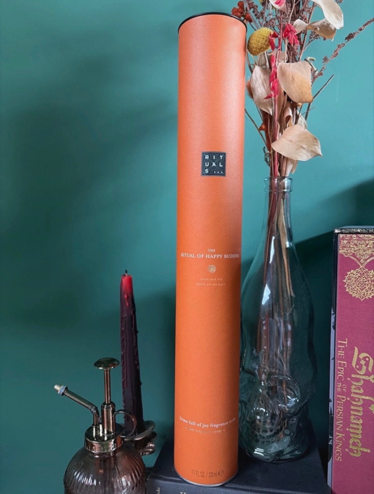 Zeldzame Rituals Happy Buddha Geurstokjes XL 230ml, Ophalen of Verzenden, Nieuw, Parfumfles