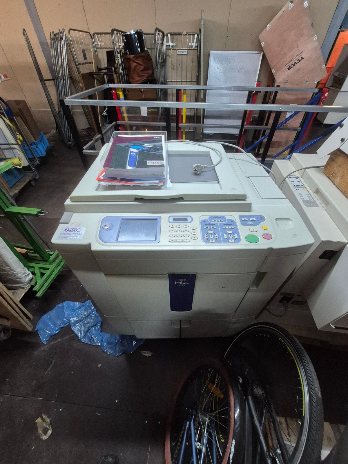 Riso 770E, Ophalen, Gebruikt, Kopieren, Overige technieken