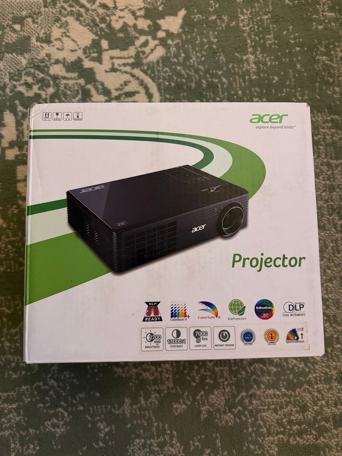 Acer X112 DLP Beamer - Nieuwstaat met Afstandsbediening, Ophalen of Verzenden, Nieuw, DLP