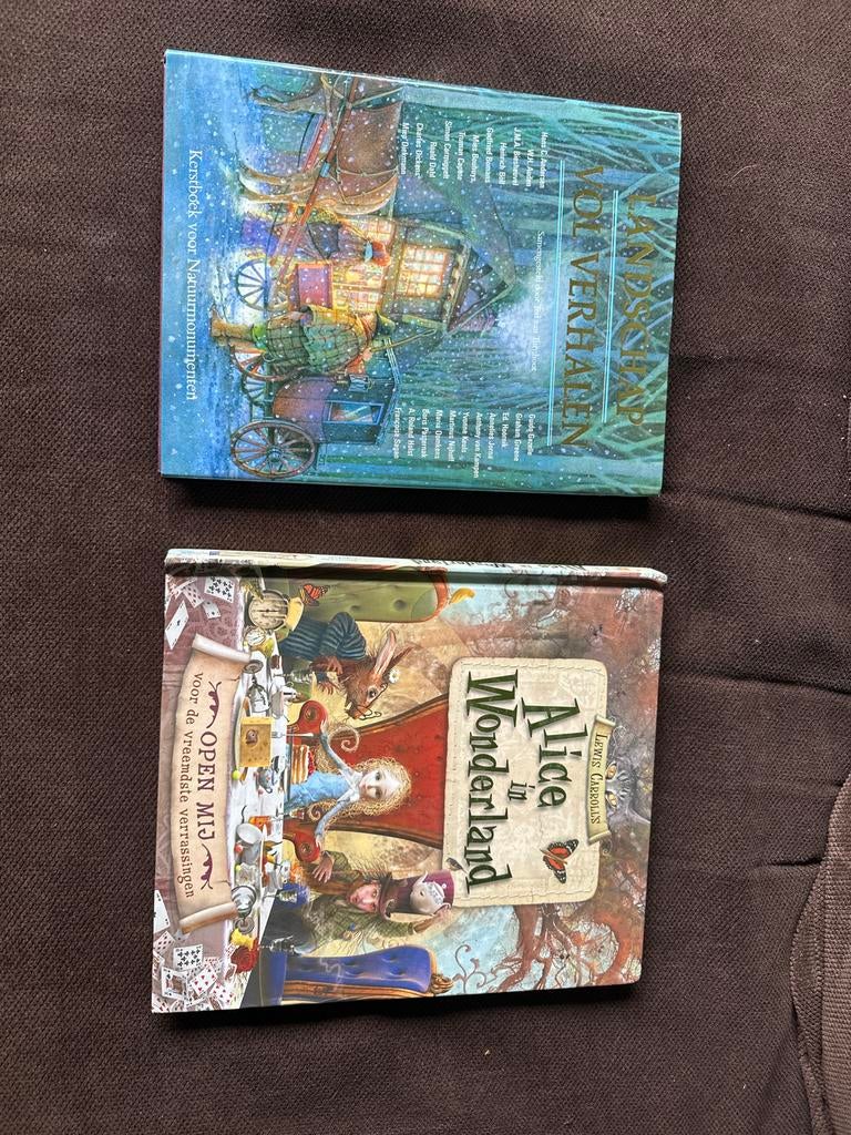 Kinderboeken: Alice in Wonderland, Sjakie en de Chocoladefab, Ophalen of Verzenden, Gelezen, Fictie algemeen