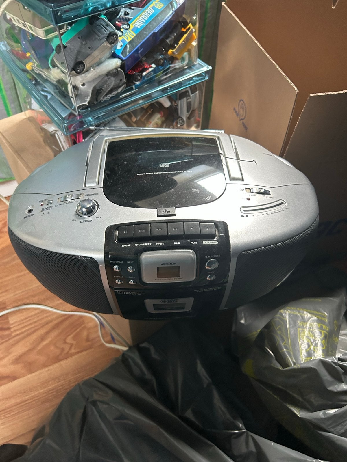 2 Radio's: TGS en Lenco CD-spelers, Ophalen of Verzenden, Gebruikt, Radio, Met cd-speler