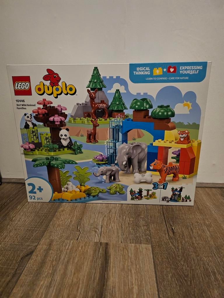 LEGO Duplo 10446 3-in-1 Wilde Dieren Families, Ophalen of Verzenden, Nieuw, Overige merken