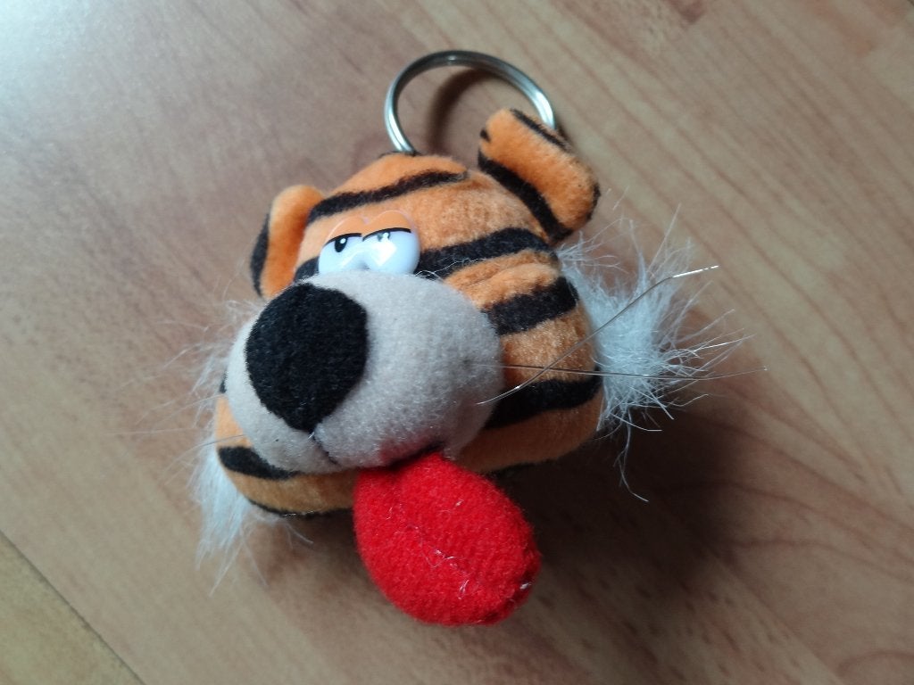 tijger sleutelhanger, Ophalen of Verzenden, Zo goed als nieuw, Dier of Natuur