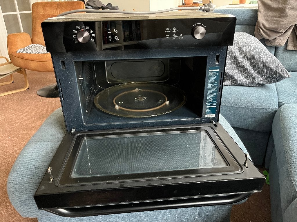 Samsung MC35J8055CK Combi Oven, Ophalen of Verzenden, Gebruikt, Grill, Vrijstaand