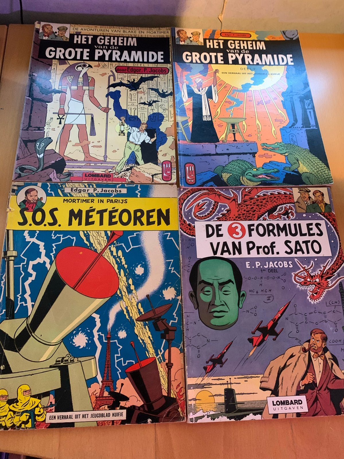 Blake en Mortimer stripboeken - 6 delen, Meerdere stripboeken, Ophalen of Verzenden, Gelezen