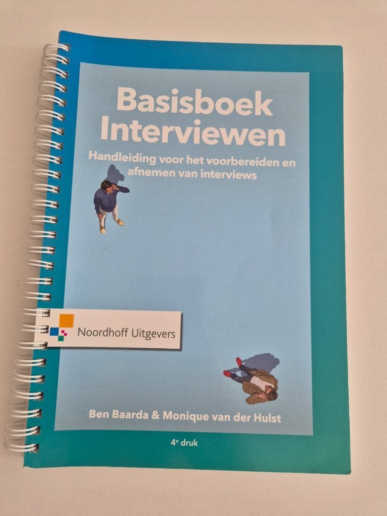 Basisboek Interviewen, Boeken, Ben Baarda & Monique van der Hulst, Overige onderwerpen, Ophalen, Gelezen