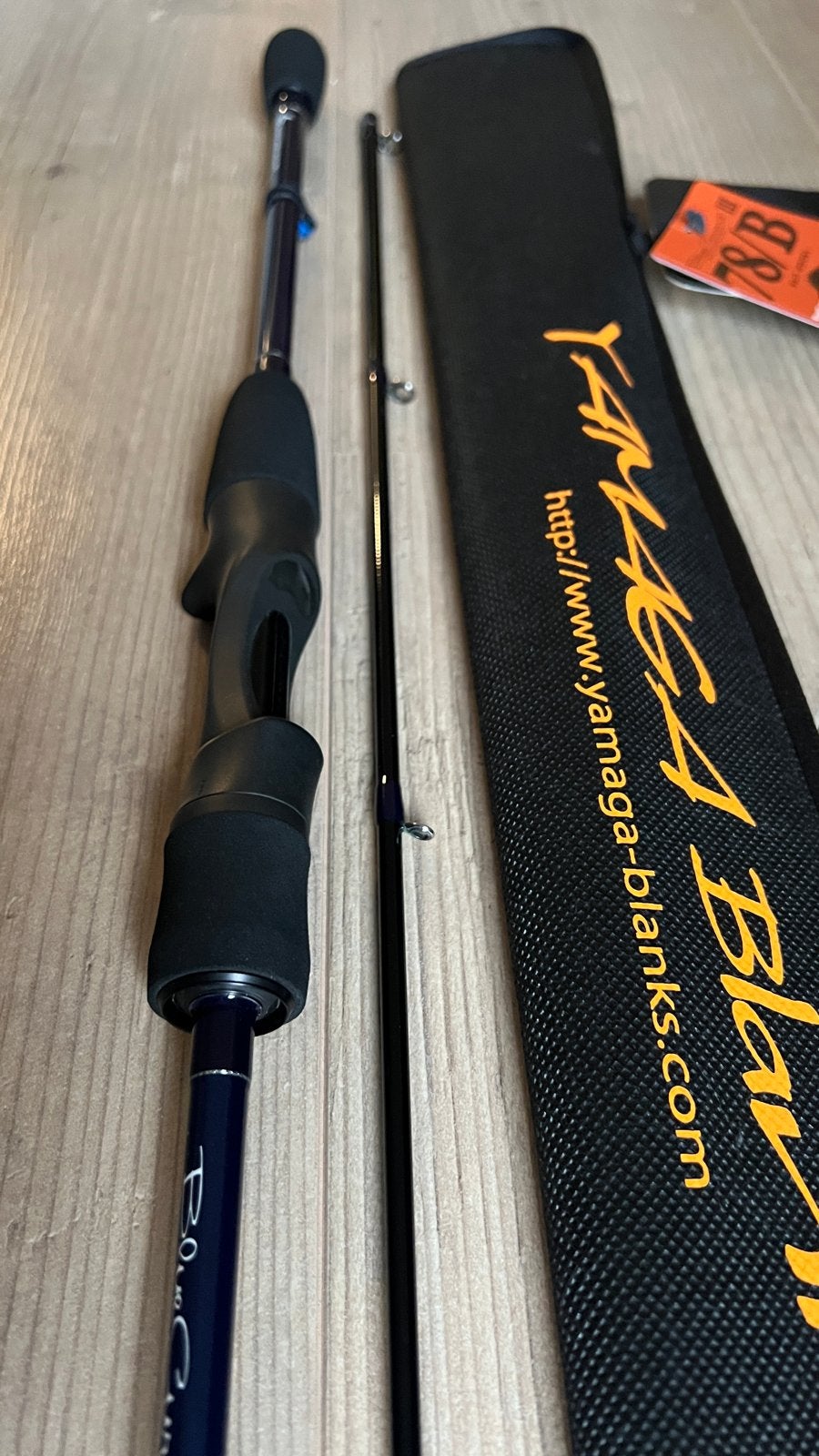 Yamaga Blanks BlueCurrent III 78/B Baitcaster Hengel, Ophalen of Verzenden, Zo goed als nieuw, Werphengel