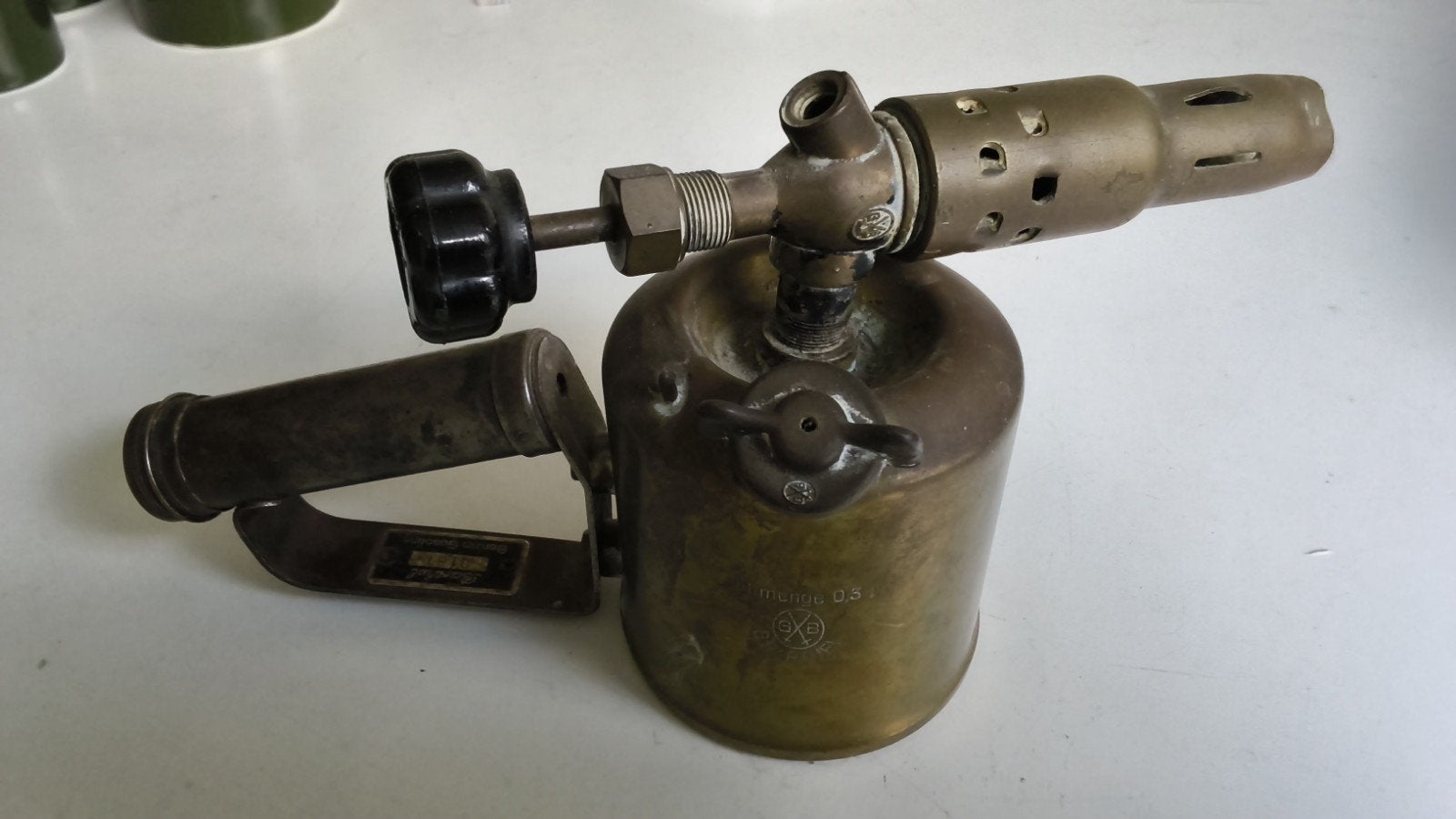 Vintage Barthel gasbrander, koper, Antiek en Kunst, Ophalen of Verzenden