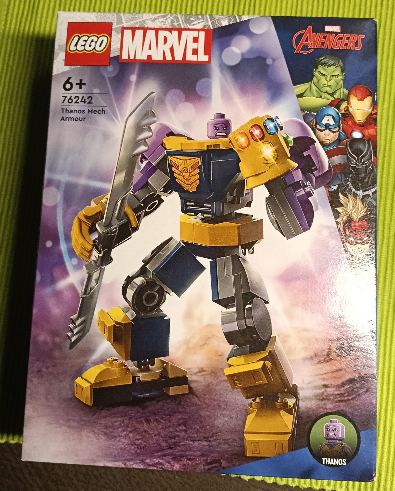 LEGO Marvel 76242 Thanos Mech Armour, Inclusief minifiguren, Marvel, Lego, Nieuw