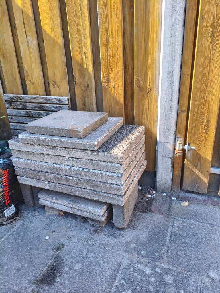Grindtegels,gratis., Ophalen of Verzenden, Gebruikt, Beton, Terrastegels
