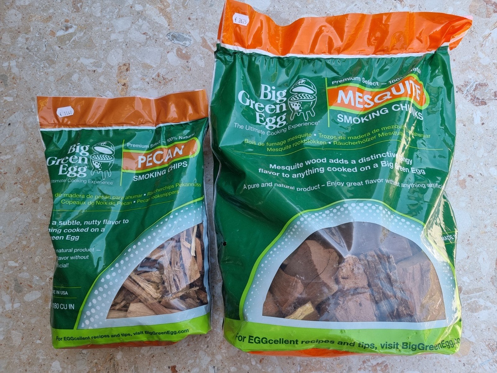 Rookhout Big Green Egg Mesquite en Pecan, Ophalen of Verzenden, Nieuw, Big Green Egg