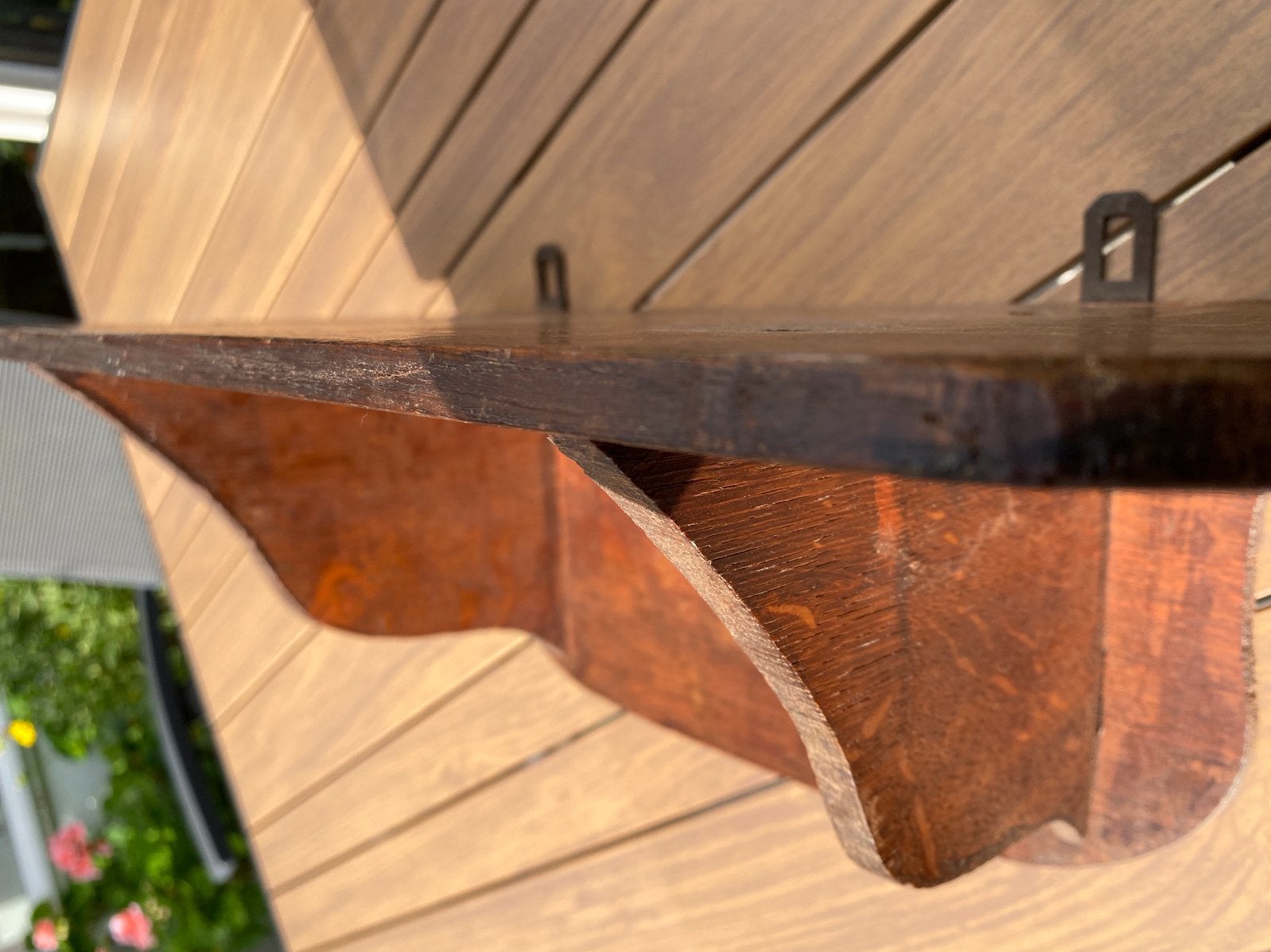 Eiken houten console, Antiek en Kunst, Ophalen of Verzenden