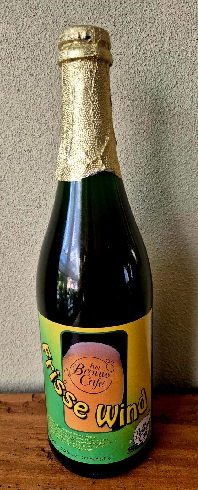 Volle fles Frisse Wind bier "het Brouw Café" proeven!, Ophalen of Verzenden, Zo goed als nieuw, Flesje(s), Overige merken