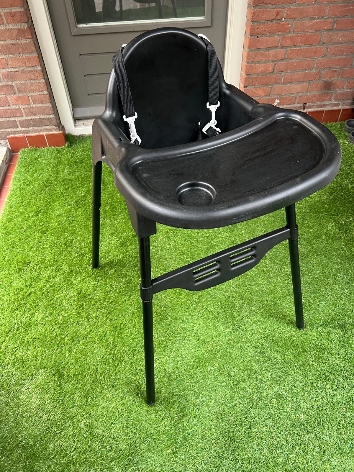 Puck kinderstoel 3 in 1 met afneembaar eetblad en gordel, Kinderen en Baby's, Kinderstoelen, Ophalen of Verzenden, Gebruikt, Overige typen