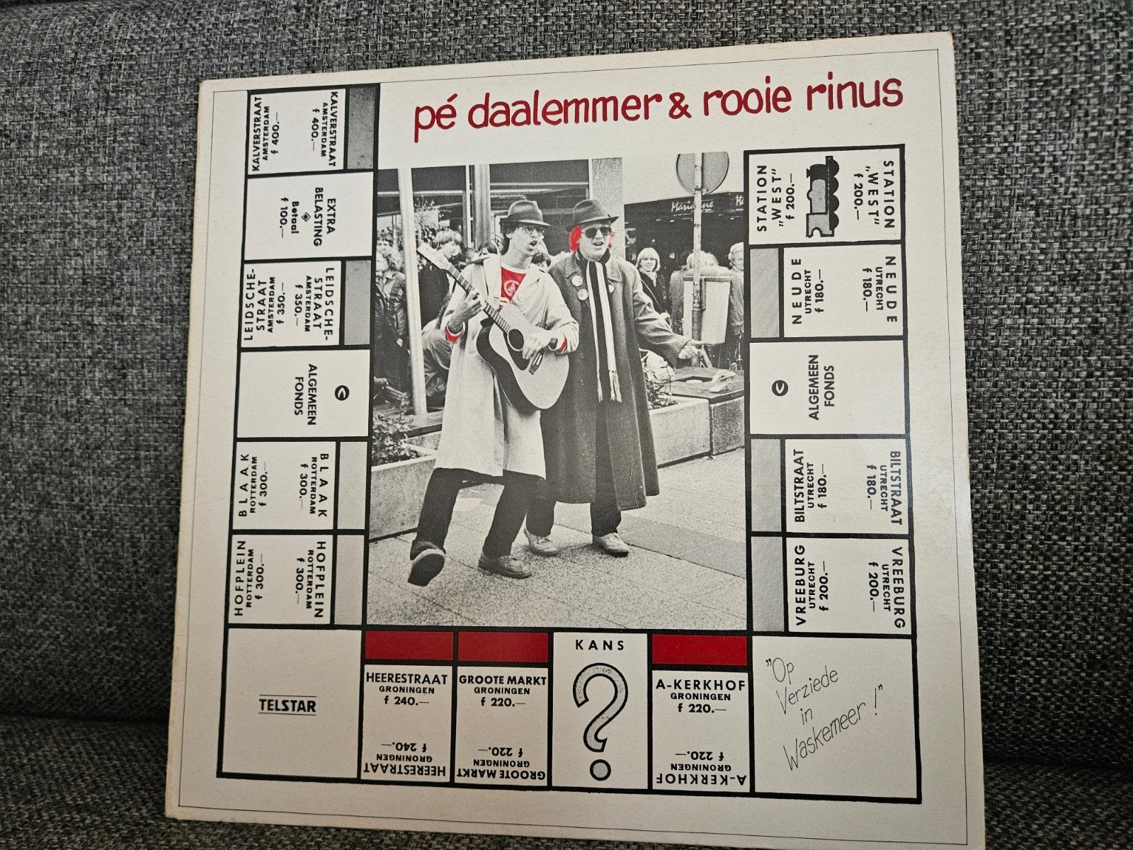 Pé Daalemmer & Rooie Rinus - Verziep In Waskemeer LP, LP, Originele persing, Ophalen of Verzenden, Zo goed als nieuw