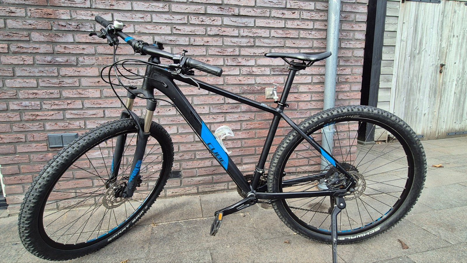 Cube mtb '29 inch frame, 18 inch wielen, zwart, Gebruikt, Heren, 45 tot 49 cm, Schijfrem