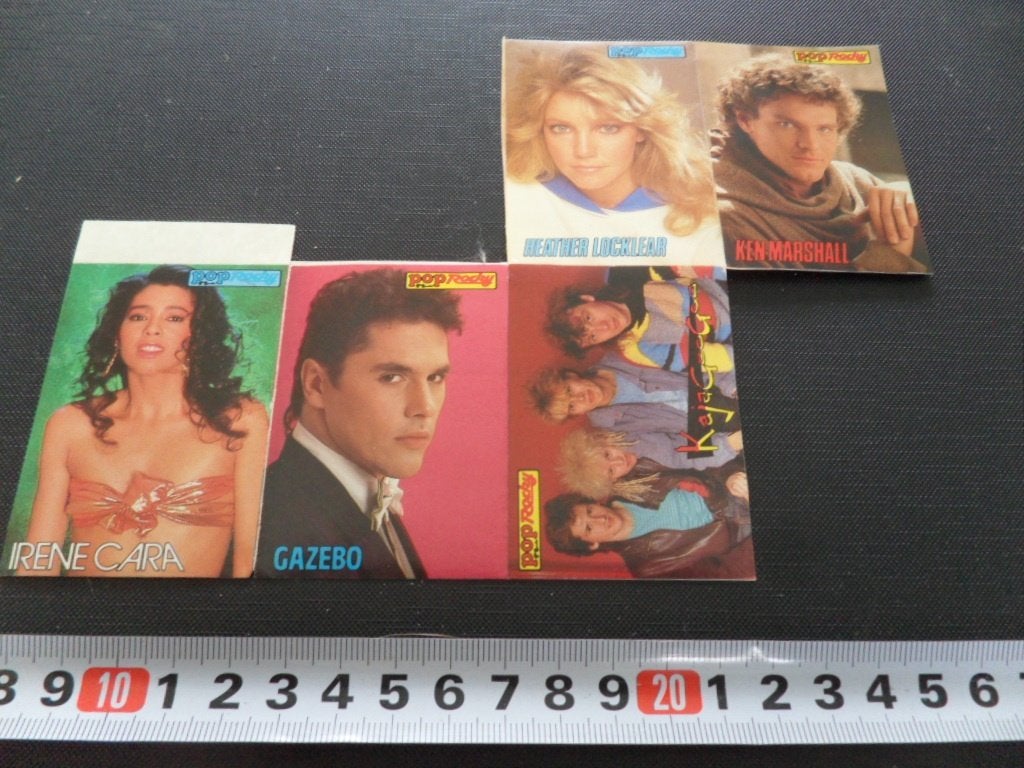 sticker set POP Irene Cara Gazebo Ken Marshall, Ophalen of Verzenden, Zo goed als nieuw