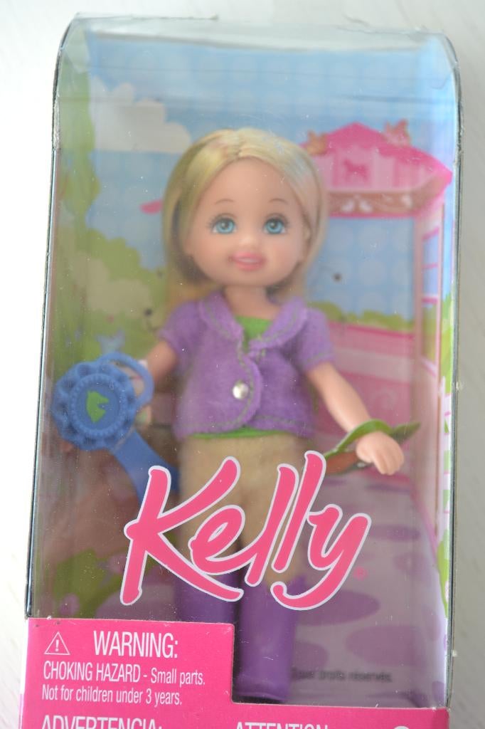 Barbie Kelly popje paardrijden (Mattel, 2008), Ophalen of Verzenden, Nieuw, Pop