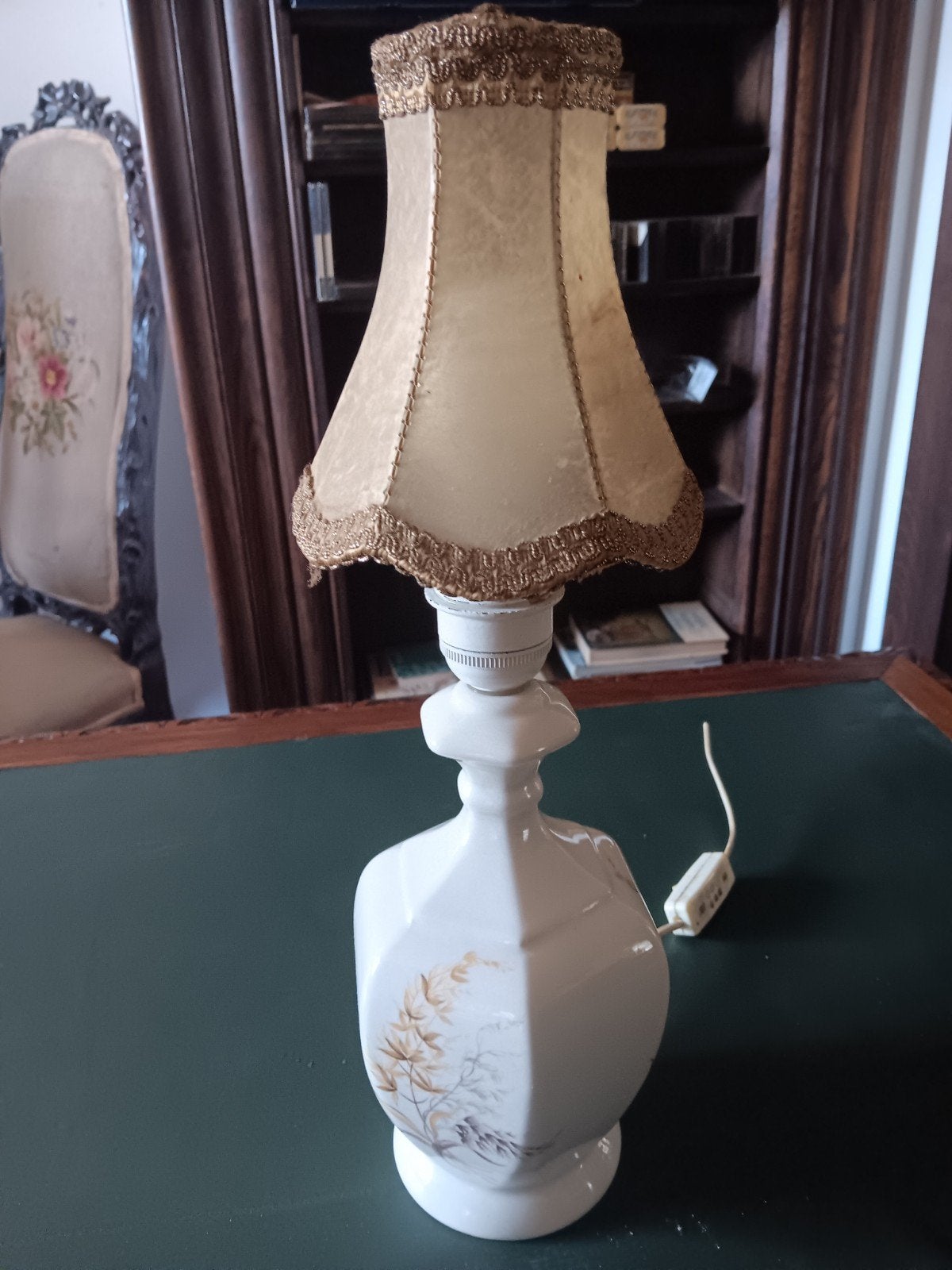 staande lamp tafellamp, Huis en Inrichting, Ophalen, Overige merken, Vintage, Wit