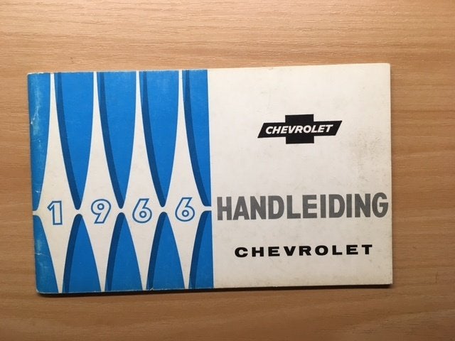 Chevrolet Handleiding 1966 - Origineel, Ophalen of Verzenden