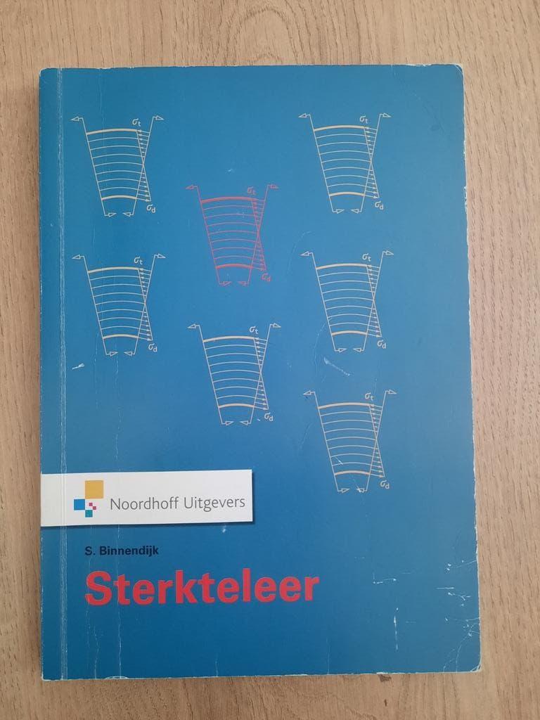 Sterkteleer - S. Binnendijk - Noordhoff Uitgevers, Boeken, Techniek, Ophalen of Verzenden, Gelezen, Werktuigbouwkunde, S. Binnendijk