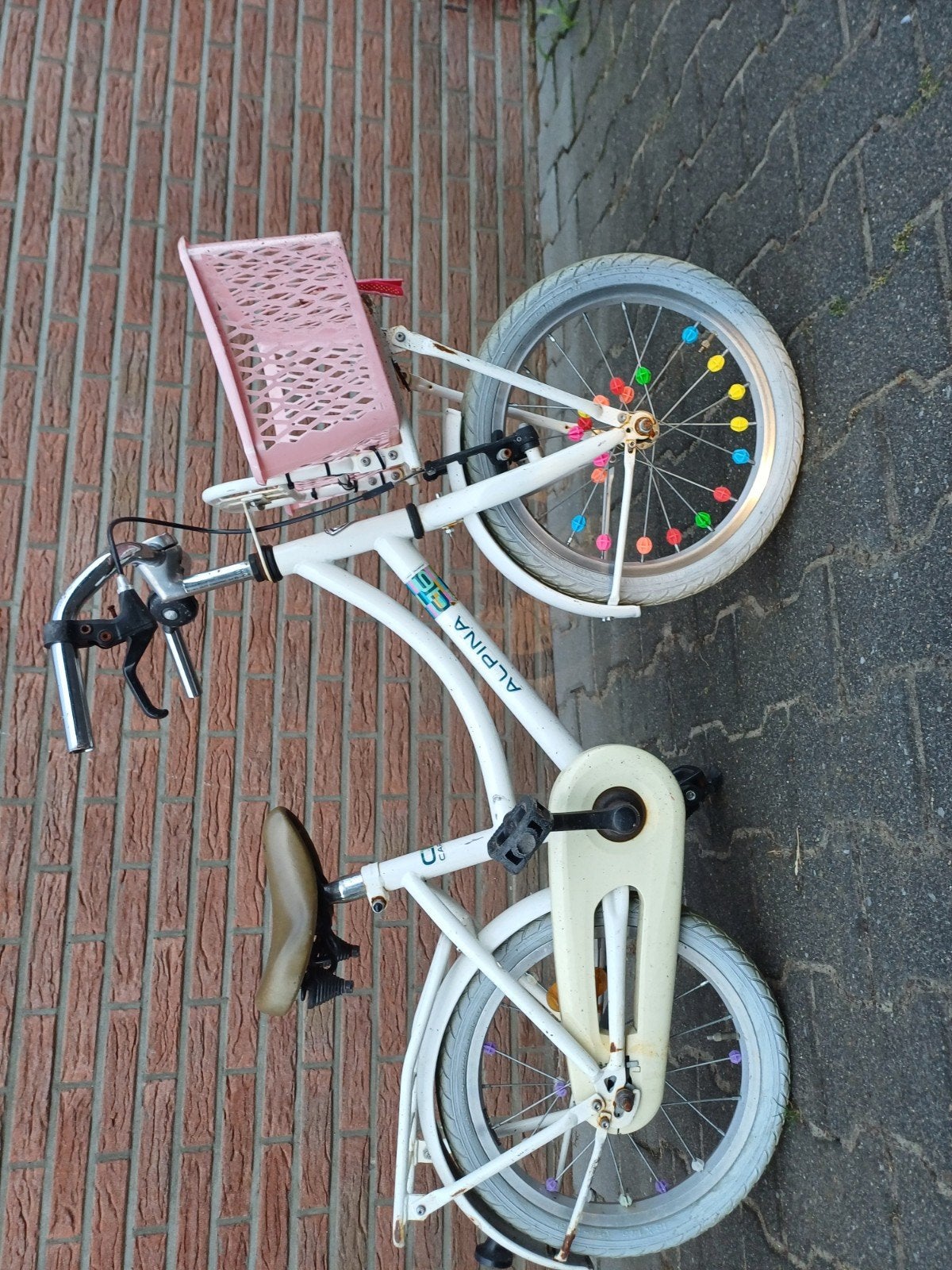 16 inch Alpina kinderfiets - opknapper, Ophalen, Gebruikt, 16 tot 20 inch, Alpina