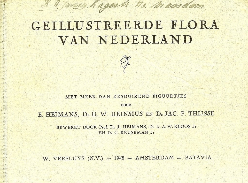 1948 - Geïllustreerde Flora van Nederland - E. Heimans e.a., Ophalen of Verzenden, 1948 E. Heimans, Dr. H.W. Heinsius en Dr. Jac. P. Thijsse