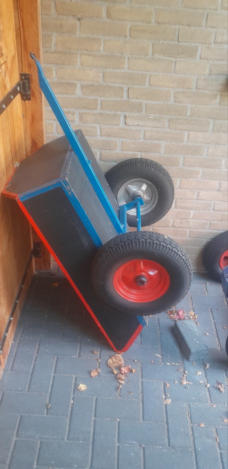 Skelter met aanhanger - Handgemaakt, Kinderen en Baby's, Ophalen of Verzenden, Gebruikt, Overige merken, Met kar of aanhanger