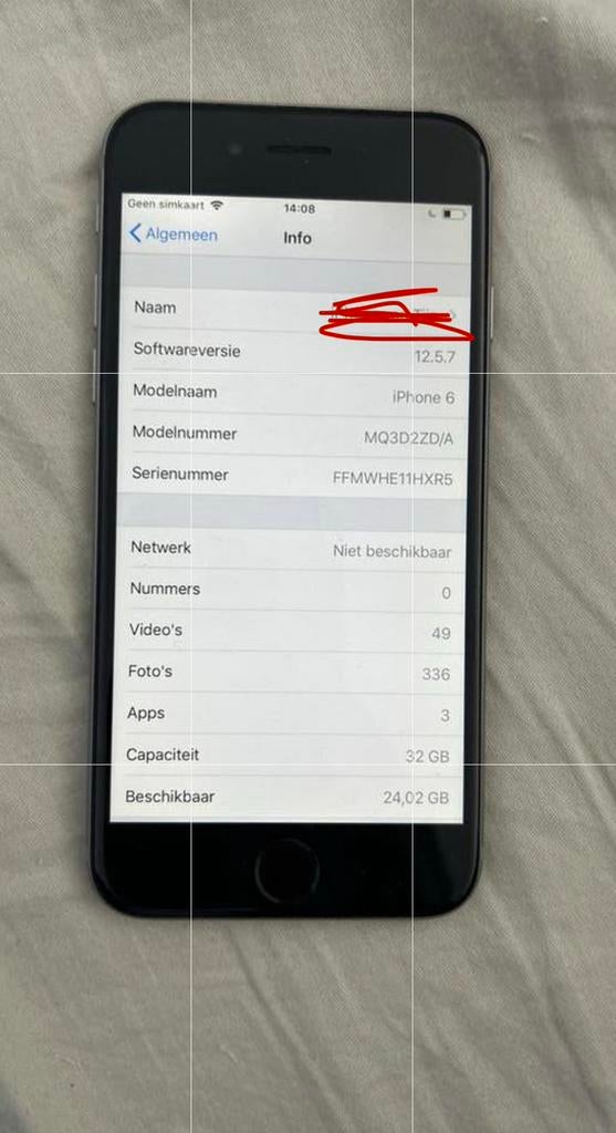 iPhone 6 32GB Zilver - 100% Batterijconditie, Telecommunicatie, Mobiele telefoons | Apple iPhone, 32 GB, Ophalen of Verzenden