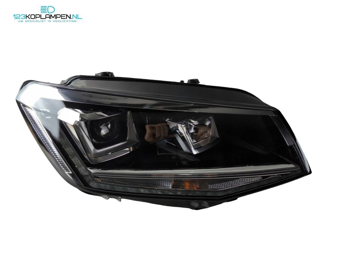 VW Volkswagen Caddy 2k1 Xenon LED koplamp koplampen links re, Gebruikt, -, -, Verzenden