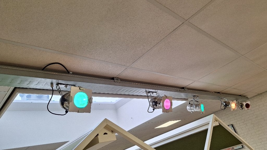 Podium verlichting, Ophalen, Gebruikt
