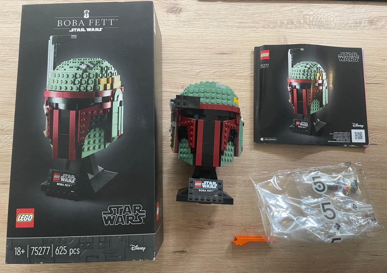 LEGO Star Wars Boba Fett Helm (75277) - Zo goed als nieuw, Verzenden, Zo goed als nieuw, Overige merken