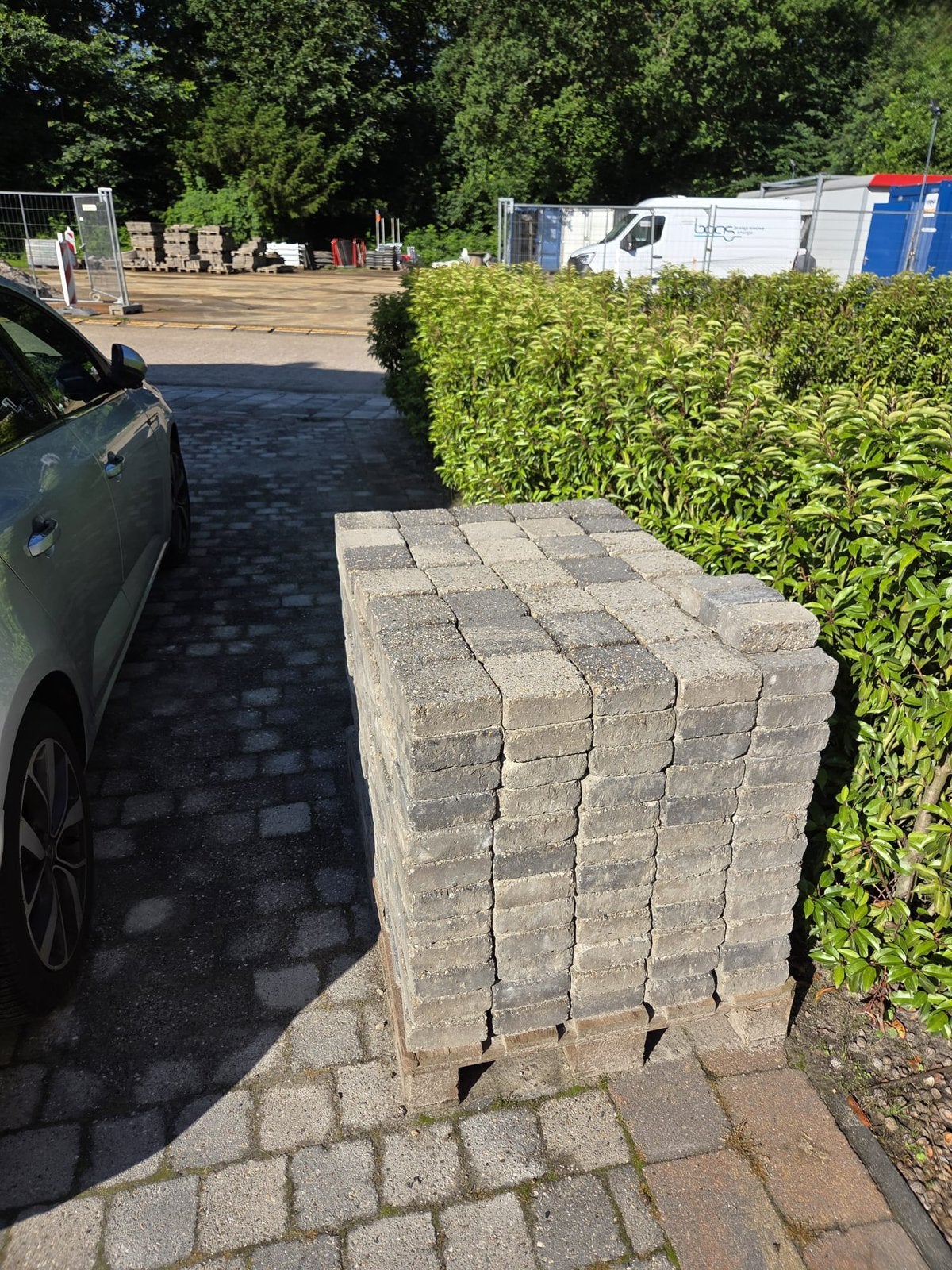 Cobblestones ongeveer 10m2, Ophalen, Zo goed als nieuw, Beton, Klinkers