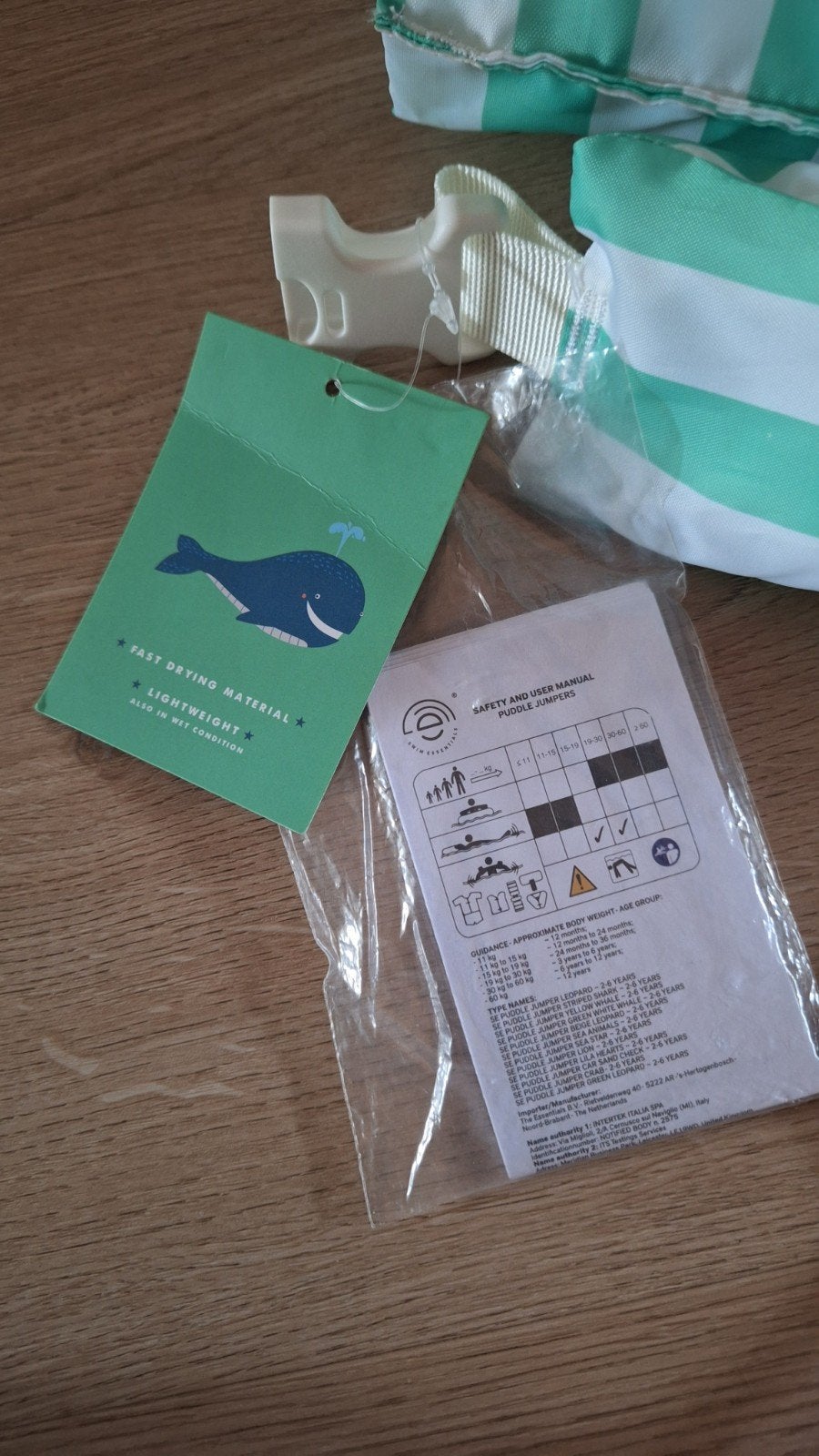 swim essentials Zwemvest voor kinderen - Walvis design, Ophalen of Verzenden, Nieuw, Swim essentials