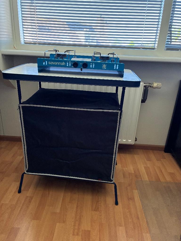 camping kast crespo 42x75 keuken kookkast, Ophalen, Zo goed als nieuw, Campingkast